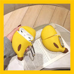 For AirPods 4 3 2 1 Pro Pro2 Earphone Case 3D Cartoon Funny Garbage bag Silicone Protective Headphone Box With Pendant Cover