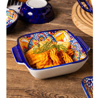 Ceramic Tableware Set Rice Bowl Serving Plate Creative Cutlery Soup Plate Noodle Handle Bowl Sauce Dish Steak Salad Fruit Plate