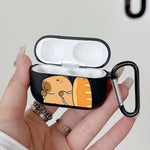 Case For Airpods 1 2 Pro 3 4 Pro3 Pro2 Earphone Cases Cover Cute Capybara