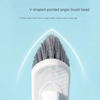 360° Deep Cleaning Brush, Sturdy Bristles Handle for Bathroom Kitchen Tile Floor Corner To Surface Scrub Tool Corner Cleaning Br