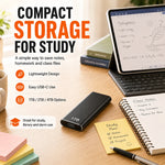 1TB Portable Solid State Drive External SSD USB 3.1 Fast Data Storage Backup Device for PC Mac Tablet