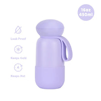 450ml Thermal Water Bottle With Handle For Students,Double-layer Stainless Steel Vacuum Drinkware,Gifts,Camping Thermos Cup/Mug