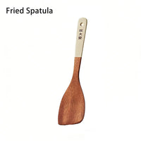 COOKER KING 4 In1 Cooking Tool Set Ebony Spatula and Spoon for Kitchen Use Kitchenware Exquisite Kitchen Tools Gift To Family