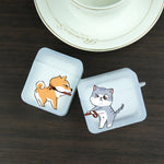 Funny Animal Couple Earphone Case for Airpods 4th 3rd Pro 3 2 Shockproof Hard Cover for Airpod 2 3 1 Protective Accessorie Shell