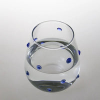Borosilicate Glass Cups with Irregular Dots Textured Bump Tumbler Clear Glass Drinkware for Water Juice Milk Coffee Latte Mug