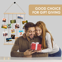Hanging Photo Display Holder Picture Frames Collage Wall Decor Versatile Photo Hanging Display Picture Board for Home Decoration