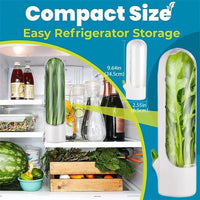1/2/3PCS Herb Saver Storage Container Fresh Herb Keeper Vanilla Vegetables Fresh Preservation Bottle For Refrigerator Kitchen