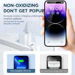 PD 30W Fast Charger For iPhone 14 13 12 11 X XR XS 8 Pro Max Plus Mini iPad Air Fast Charging Cable USB C to Lightning Durable B