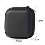 Portable Shockproof Headphone Case Earphone Bag Headset Storage Bag Hard Shell Earphone Accessories Memory Card USB Cable