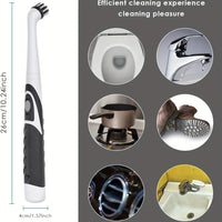 Leaning Brush Cleaning Tool With 4 Brushes Multifunctional Electric Cleaning Brush Cleaning Supplies