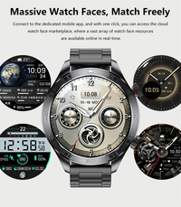 New GPS Track Smart Watch Men AMOLED Screen Outdoor Sports Fitness Heart Rate Compass IP68 Waterproof Bluetooth Call Smart Watch