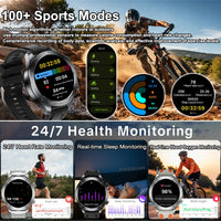 New GPS Track Smart Watch Men AMOLED Screen Outdoor Sports Fitness Heart Rate Compass IP68 Waterproof Bluetooth Call Smart Watch