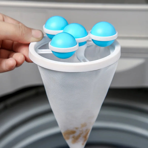 Washing Machine Reusable Dirt Collection Bag Filter Bags Lint Hair Catcher Pet hair Remove Clothes Cleaning Tools Laundry Ball