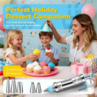 Stainless Steel Ice Tool Set With 100 Baking Cups For Cake Decoration D0LD