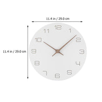 Wooden Wall Clock Creative Hanging Decor for Living Room Bedroom Home Office Artistic Modern Silent Clock Decoration