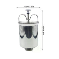 Stainless Steel Kitchen Pastry Donut Maker Baking Utensils Homemade Medu Vada Donut Maker Dispenser Dessert Baking Tools