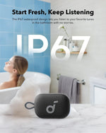 ANKER SoundCore Select 4 Go Bluetooth Speaker IP67 Waterproof/Dustproof, Ultra-Portable Speaker, Wireless, 20H Playtime,