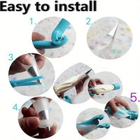 Cake Decorating Tool Set Cake Decorating Pen Baking Tool Kit Pastry Icing Piping Bag Cookie Cream Squeeze Gun Baking Supplies
