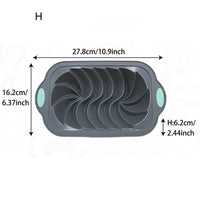 Silicone Bakeware Set Versatile Cake Molds Non-Stick Flower & Assorted Shapes Baking Pans Muffins Chocolates Moulds