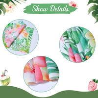 Hawaiian Garland Table Runner Hawaii Luau Tropical Party Decor Kids Favors Tableware ALOHA Summer Beach Birthday Party Supplies