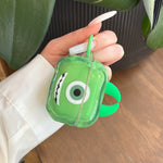 Cartoon Monster Earphone Case For Airpods 1 2 3 4 Airpods Pro3 Pro2 Wireless Bluetooth Headset Protective Cover With Hook