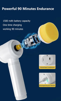 Home Cleaning Brush Kitchen Multifunctional Cleaning Handheld Tile Bathroom Glass Floor Scrubber Electric Cleaning Brushes