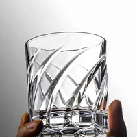 Round Whiskey Glass Drinkware Transparent Glacier Cocktails Drinking Glass Mug Drinking Cup Juice Milk Cocktail Drinking Glasses