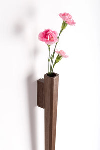 Home Wall Decoration Porch Wall Hanging Vase Living Room Bohemian Plant Flower Bottle Vase Wooden Solid Wood Flower Room Decor