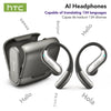 HTC NE23 Earphones Bluetooth V6.0 Open-Ear Wireless Headphones AI Translator Earbuds HD Call
