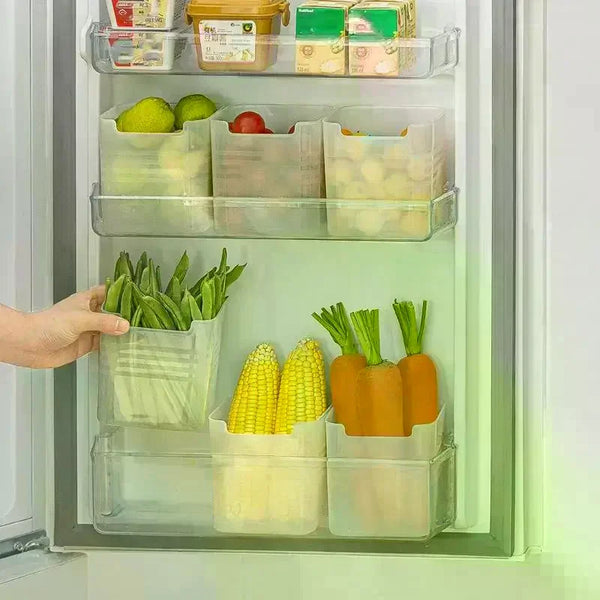 Fridge Storage Boxes Food Fresh Organizer Cold Storage Crisper Fruit Spice Food Container Home Kitchen