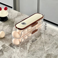 Egg storage box, special food grade rolling fresh-keeping rack for refrigerator