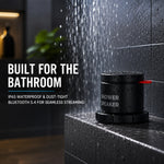 Magnetic Bluetooth Speaker IPX5Waterproof Mini Wireless 3W Stereo Bass Stainless Steel Portable Loudspeaker For Bathroom Outdoor