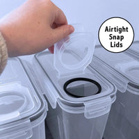 Food Container Storage 4L Kitchen Food Storage Tank Miscellaneous Grain Storage Box Transparent Sealed And Waterproof Storage