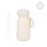 450ml Thermal Water Bottle With Handle For Students,Double-layer Stainless Steel Vacuum Drinkware,Gifts,Camping Thermos Cup/Mug