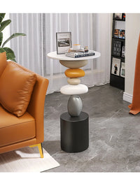 Home Decor Creative Art Statue Side Table Floor Decor Simple Style Living Room Large Floor Ornament Small Coffee Table Tea Table