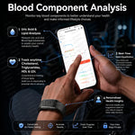 GUHUAVMI ECG+HRV Health Smart Bracelets Heart Rate Blood Pressure Body Fat BMI Body Temperature 3ATM Fitness Tracker Smart Watch